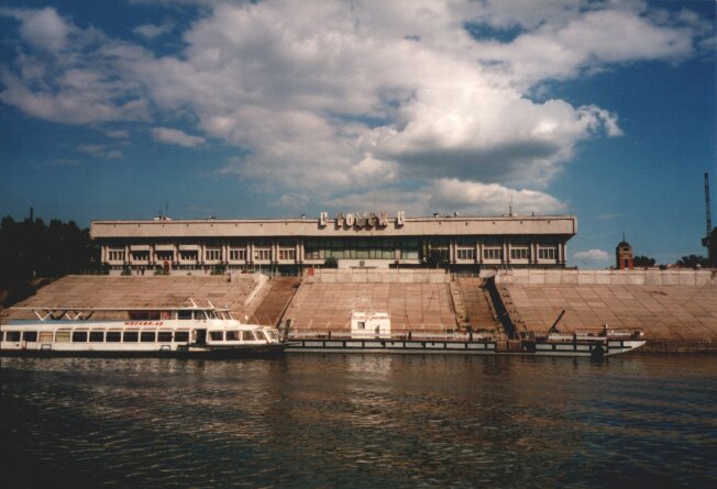 Der Hafen von Tomsk